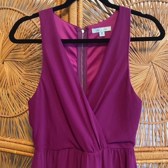 She‎ + Sky Purple Romper - Picture 2 of 7